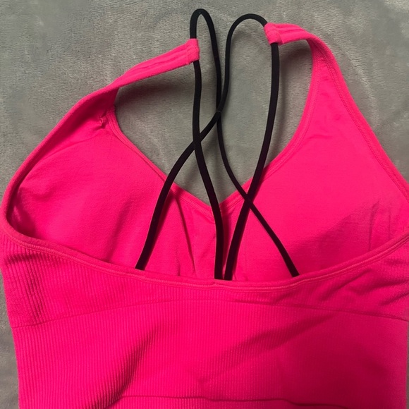 Puma Women's Pink Sports Bra - Picture 3 of 3